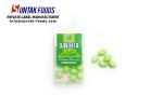 18g Private Label Peppermint Flavor Sugar Coated Candy For Cool Breath BRC GMP