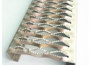 Wholesale Aluminum Perforated Anti -Slip Grip Strut Walkway 3 Diamond 2&quot; Channel Depth from china suppliers