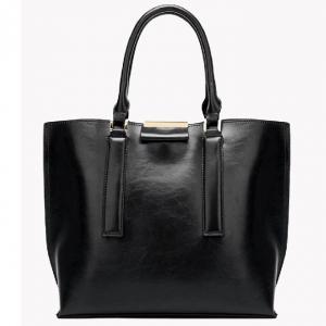 Wholesale Versatile Retro Oil Wax Skin One Shoulder Womens Tote Bags from china suppliers