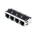 Tyco 1-6610143-1 Compatible LINK-PP LPJ48001AZNL-2 10/100 Base-T 1x4 Port RJ45