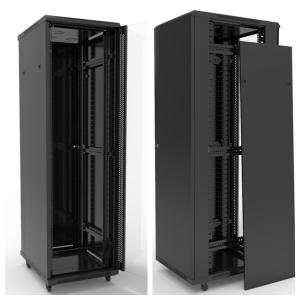 Wholesale LE Server Data Rack Network Floor Standing Glass Front Door from china suppliers