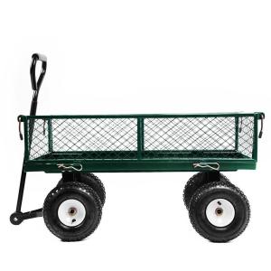 Wholesale Metal Heavy Duty Folding Steel Outdoor Beach Mesh Garden Tool Cart for Easy Transport from china suppliers