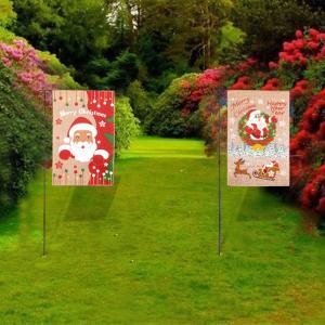 Wholesale Swil Decorative Garden Flags Merry Christmas Hanging Style from china suppliers
