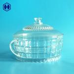 45oz Birthday Gift Plastic Food Storage Jars Transparent Clear Cylinder