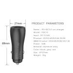 PD+QC3.0 CAR CHARGER FAST USB CAR CHARGER Compatible with all smart phones, type