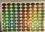 Round Circle Security Hologram Sticker Permanent Adhesive Waterproof