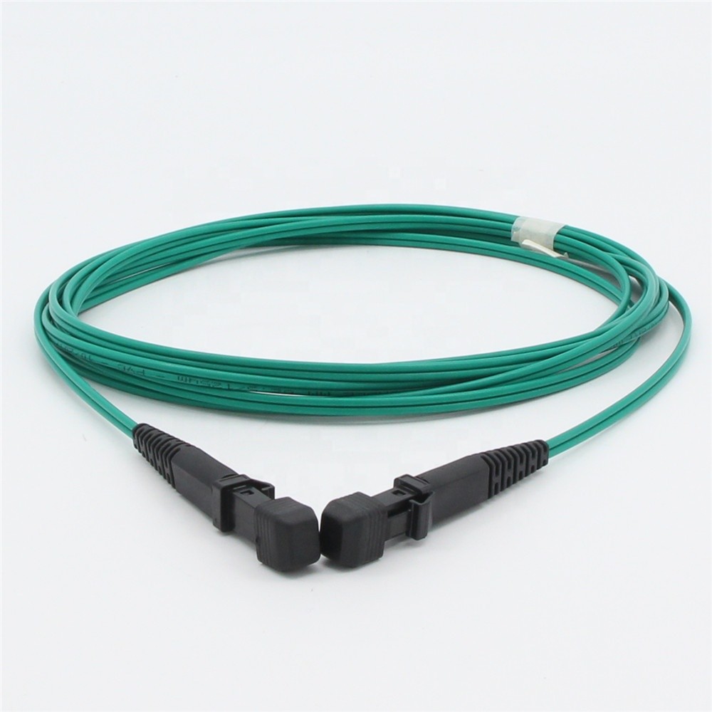 Multimode Fiber Optical Patch Cord 62.5/125um Aqua LSZH Jacket MTRJ Female To MTRJ Female