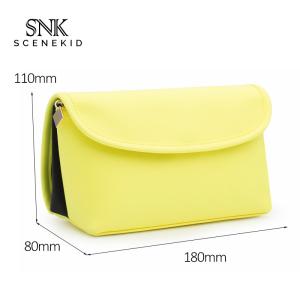 Wholesale Korean Beautiful Personalized Pure Color Blank Brushes Cosmetic Bag from china suppliers