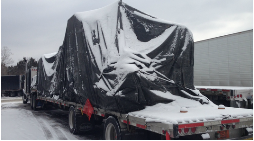 Black Steel Tarps PVC Coated Fabric For Cargo Netting And Straps