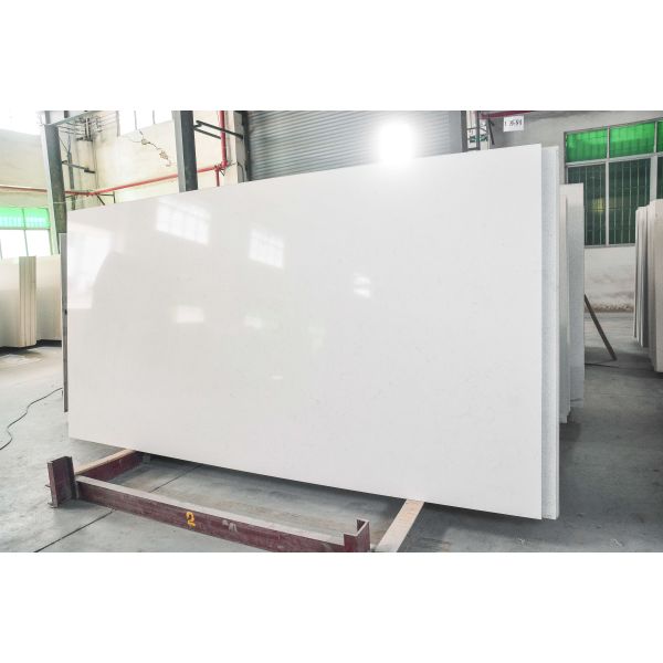 Artificial Cararra White Quartz Stone For Kitchentop/ Building Material With SGS Standards