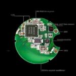 KC Approved 2480MHz BLE Beacon Tag , 80 Meters Bluetooth Smart Tag
