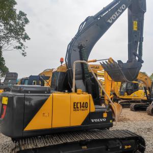 Wholesale Secondhand Excavator Machinery Trader Used VOLVO EC140 14 Ton Crawler Digger from china suppliers