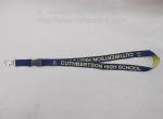 polyester embroidered woven lanyards,economic woven jacquard neck lanyard