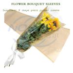 Waterproof Flower Bouquet Sleeves Plastic Flower Wrapping Sleeve