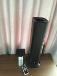 195*195*638mm KTV Night Bar Casino Hotel Scent Diffuser Machine Metal Gold Color