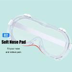 Soft PVC Eye Protection Goggles Disposable Anti Virus / Splash Medical Usage
