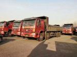 30-40 Tons 12 Wheel Used Dump Trucks Left Hand Drive Euro III Emission