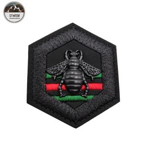 Wholesale 3D Animal Custom Stitched Patches Woven Material For Garment / Bags / Hats from china suppliers