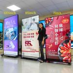 Custom Floor Standing Digital Signage 100 Inch 98 85 75 4k Usb Hdmi Out Lan Wifi