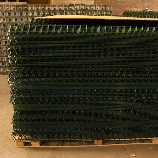 Building Material Weld Mesh Fence Panels / Pvc Coated Wire Mesh Panels