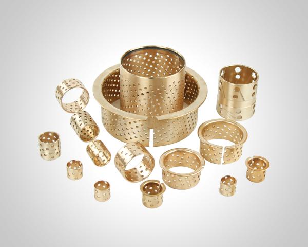 Machine Parts Wrapped Plain Bearing Bushing , Bronze Gleitlager ISO 9001