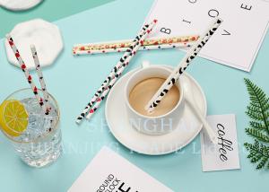 Wholesale Colorful Attractive Paper Party Straws With Food Safe Non Toxic Harmless Ink from china suppliers