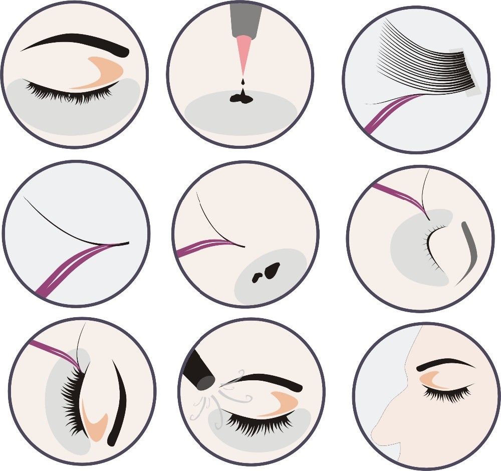 6D Siberian Mink Lashes , 100% Handmade False Eyelashes Glitter Eyelash Packaging