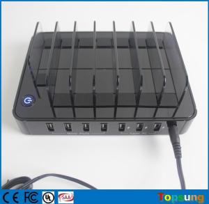 Wholesale 7 port Multi usb phone charger station desk charging for cell phone Smartphone from china suppliers
