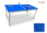 Indoor Outdoor Junior Table Tennis Table Easy Folding Portable Aluminum Table