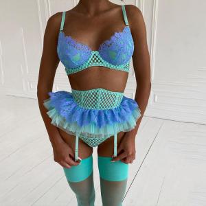 Wholesale Custom Hollow Sexy Lingerie Body Embroidery Nighty Sexy Flower Lingerie from china suppliers