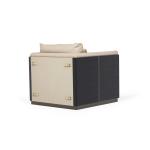 Light luxury design furniture of fashion sofas by Leather upholstered with