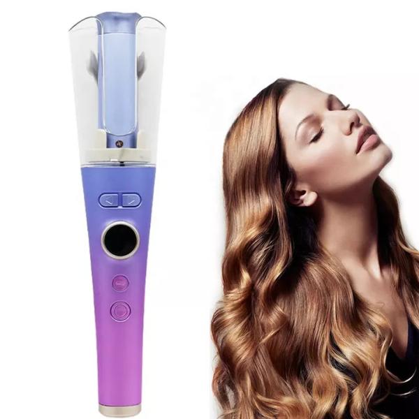 Antiscalding CE Wireless Automatic Hair Curler , 140-220℃ Electric Hair Curling