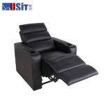 Home Theater Electric Recliner Chair With Headrest Adjustable Height Easy