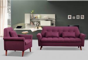Wholesale Dried Solid Wood Linen Fabric Sofa For Apartment And Samll House from china suppliers