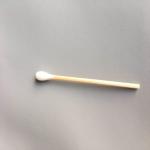 Disposable Non Sterile Long Wooden Cotton Swabs 100 Pcs / Bag For Hospital