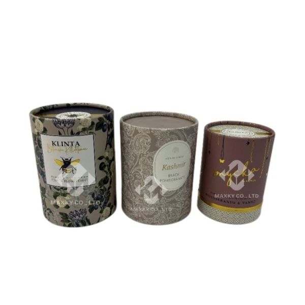 Biodegradable Paper Jar Packaging Versatile Design Fashionable Beautiful