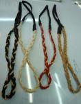 beaded & plaited hair band