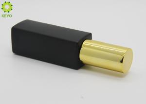 Wholesale Square 30ml Matte Black Glass Bottles , Organic Oil Glass Pump Bottles from china suppliers