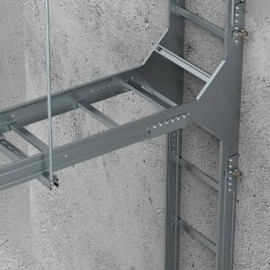 Wholesale Silver Ladder Type Cable Tray Bends Tees Crosses For Corrosion Resistance And Fire Resistance from china suppliers