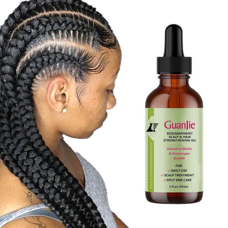 OEM ODM Vegan Unique Anti Loss Ginger Fast Growth Hair Regrowth Serum Oil For Scalp