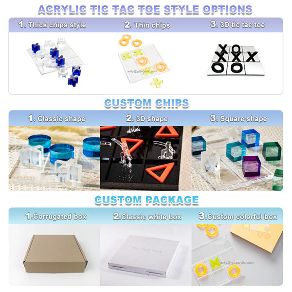 Custom 3d Orange Tic Tac Toe Toys Board Game