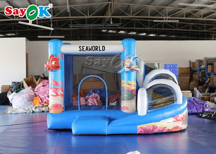 Giant Inflatable PVC Air Bouncer Slide Animals Combo Open 2 Years Warranty