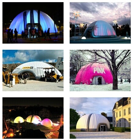 Giant Novel Led Inflatable Dome Tent Customizd Lighting Inflatable Air Tent For Big Event