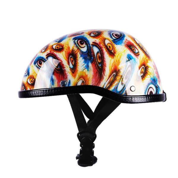 Motorcycle Retro Half Cruise Helmet Prince Motorcycle Helmet Vintage Motorcycle