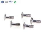 Thin Pan Automobile Fasteners Head Half Thread Cross Groove Stainless Steel Bolt