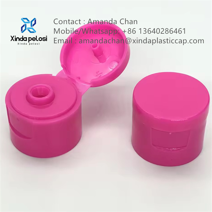 PP Lid Sauce Cap Plastic Flip Top Cap For Shampoo Bottle Or Glass Bottles