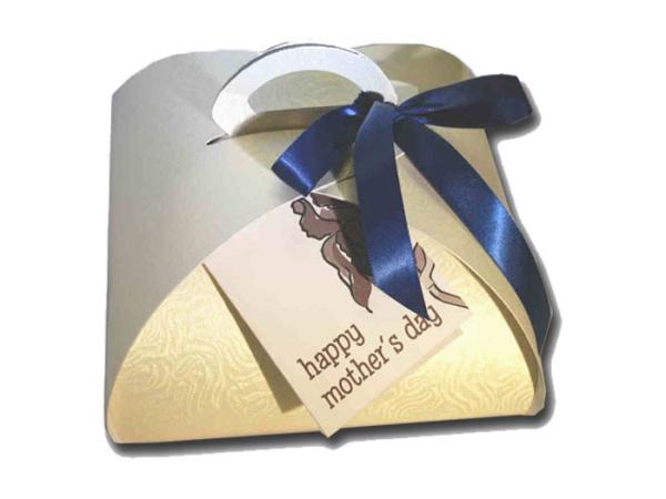 Fashion Creative Shape Gloss Art Paper CMYK Colors Printed Cake Box Packaging