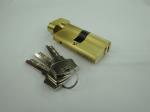 60mm(30*30) Euro Profile Single Brass Cylinder Lock with 3 brass computer keys