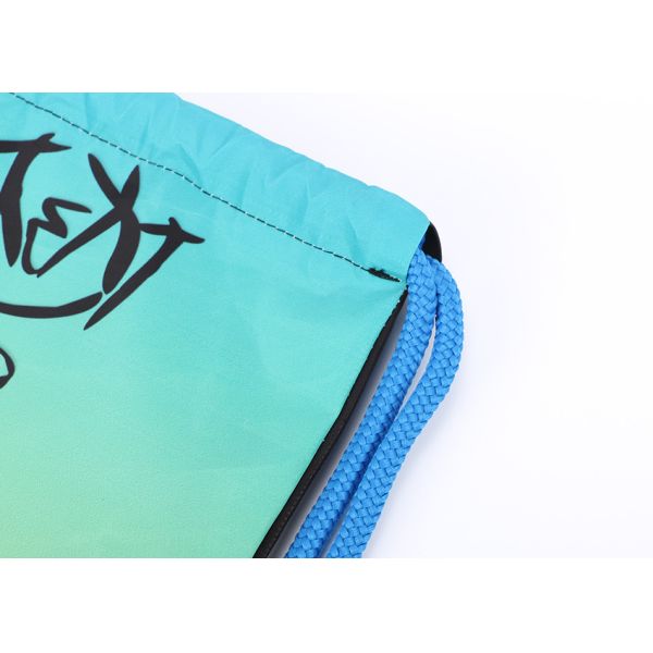 Sublimation Printed Pull String Bag , Gym Custom Size String Sports Bag