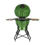 24 Inch Portable Multifunctional European And American Green Ceramic Barbecue